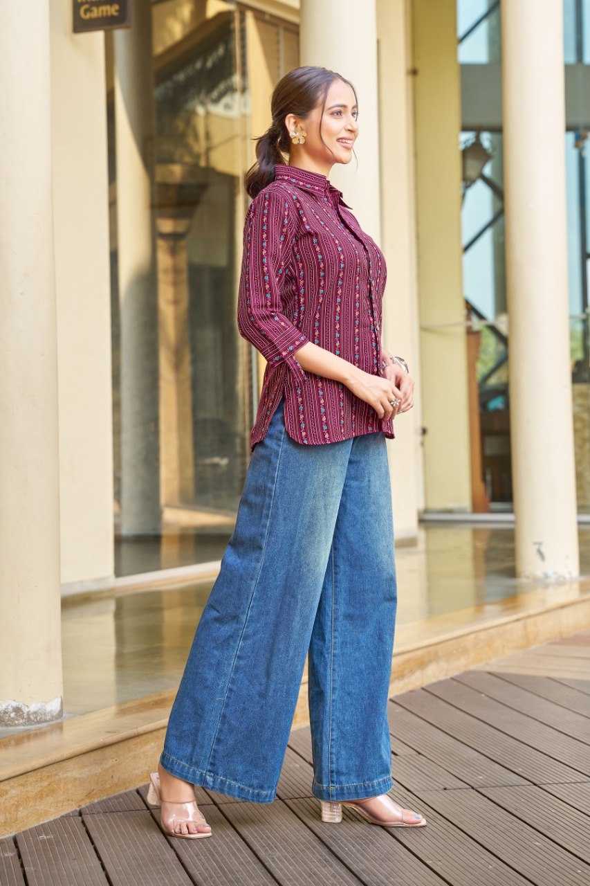 YNF Wholesale Reyon Cotton Slub Reyon Women Shirts KESH102 DD08 | Surat Manufacturer