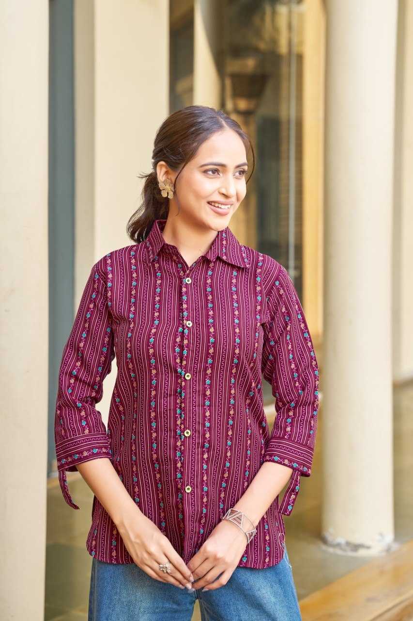 YNF Wholesale Reyon Cotton Slub Reyon Women Shirts KESH102 DD08 | Surat Manufacturer