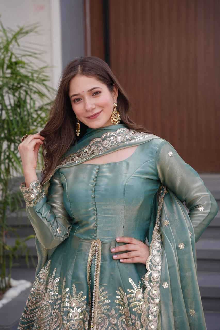 YNF Wholesale Satin Silk Embroidery Gowns KESH746 658 | Surat Manufacturer
