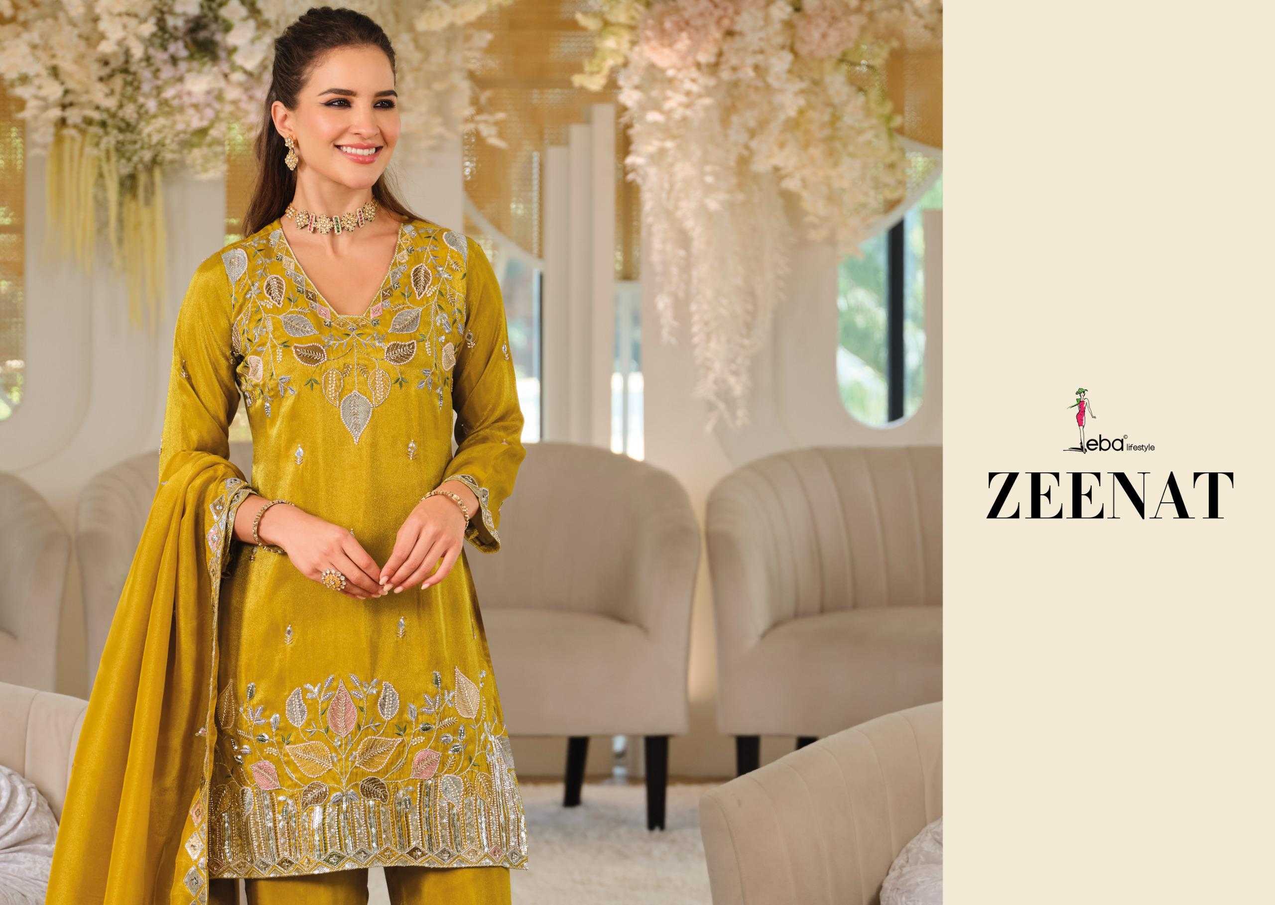 YNF Wholesale Shimmer silk Indo Western Dresses KESH677 Zeenat | Surat Manufacturer