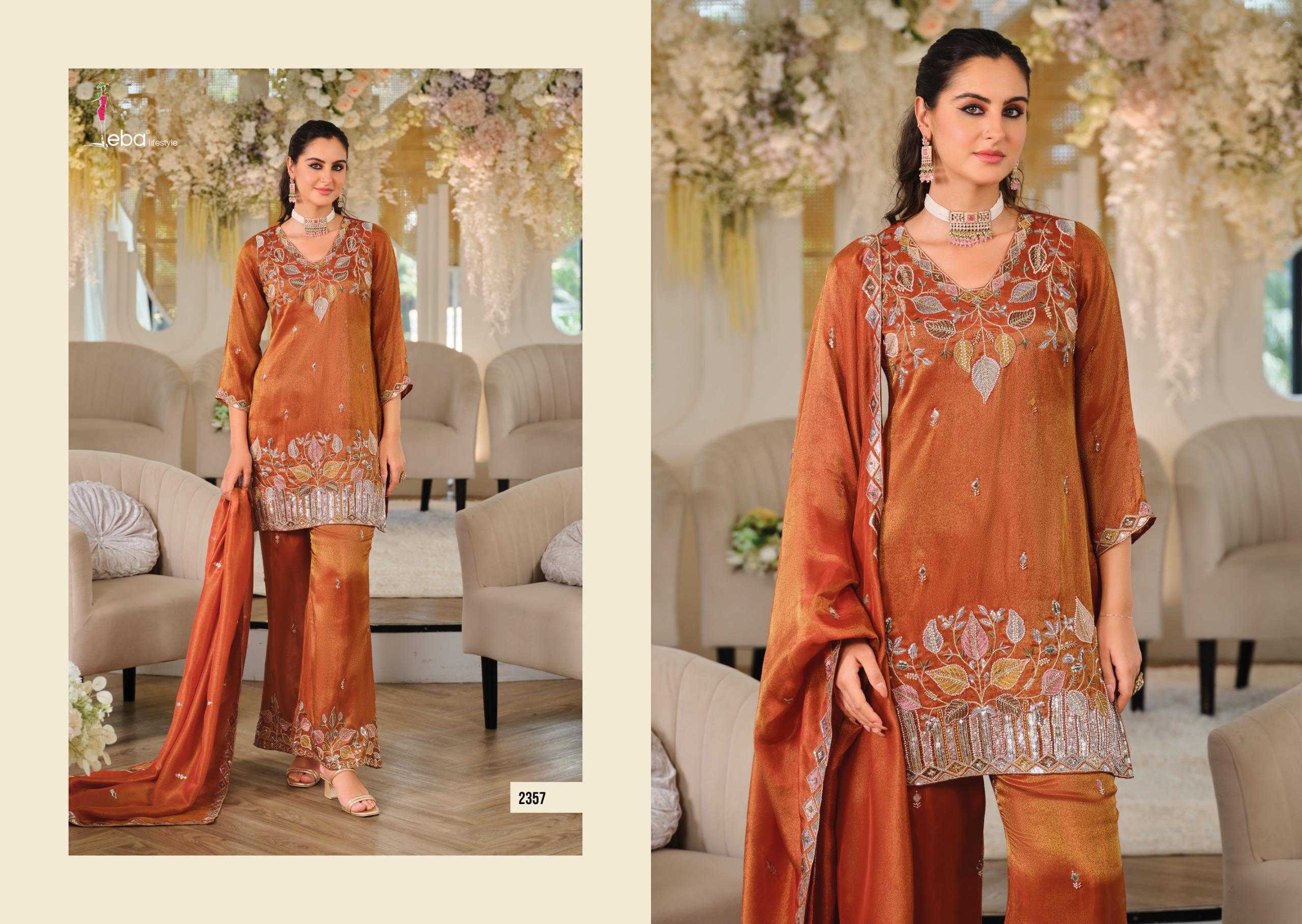 YNF Wholesale Shimmer silk Indo Western Dresses KESH677 Zeenat | Surat Manufacturer