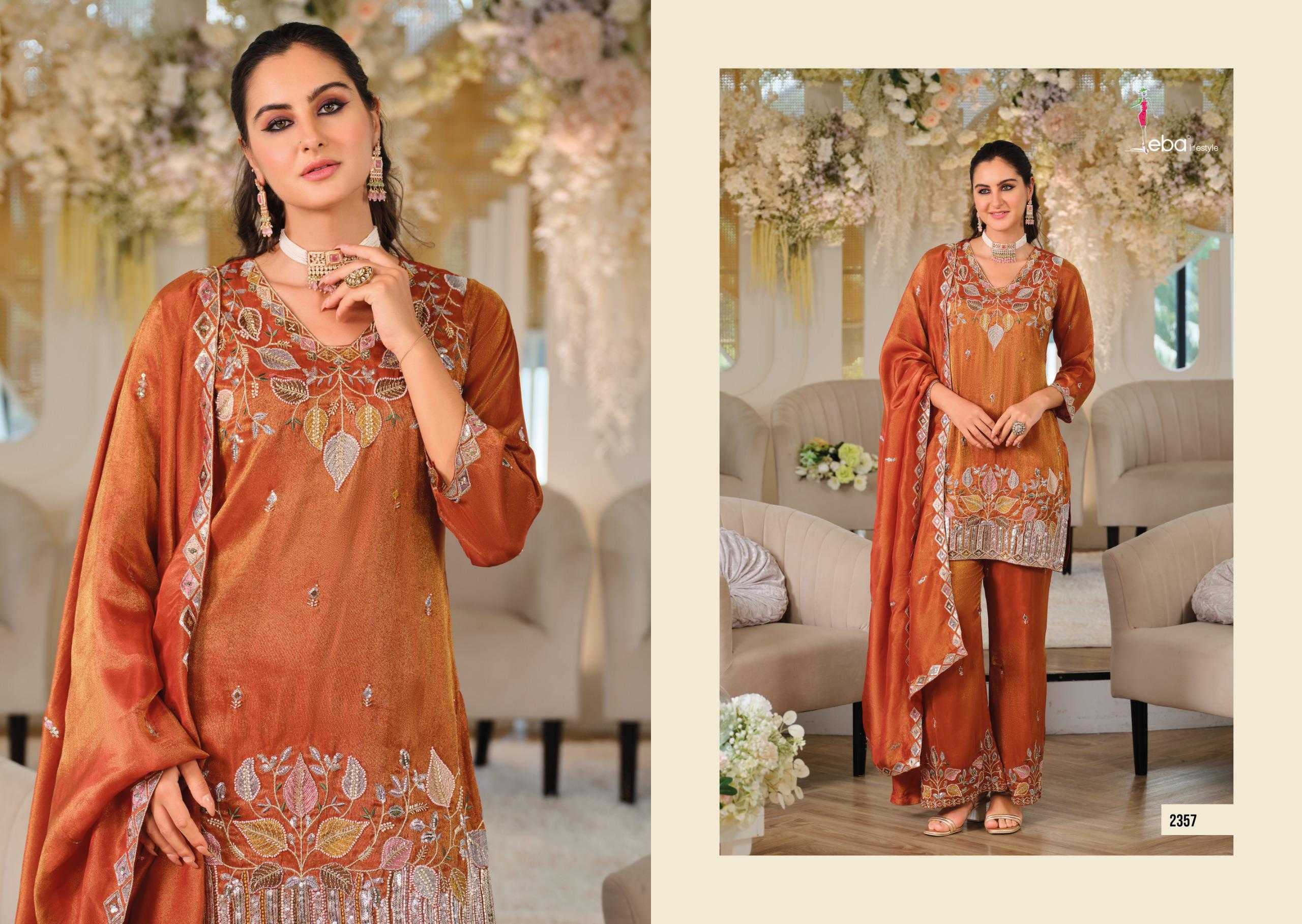 YNF Wholesale Shimmer silk Indo Western Dresses KESH677 Zeenat | Surat Manufacturer