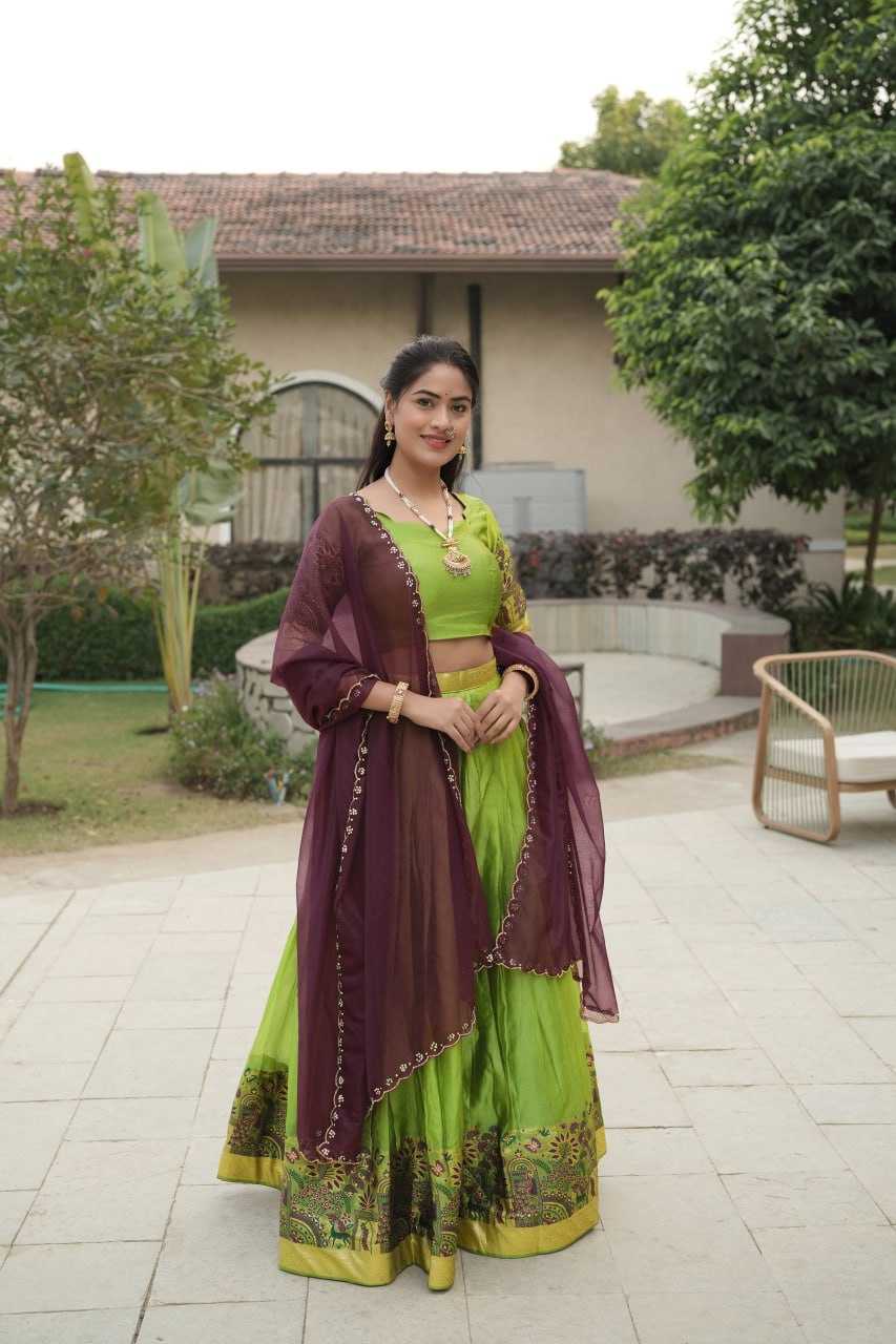 YNF Wholesale Shimmer silk Wedding Lehenga RIN119 8134 | Surat Manufacturer