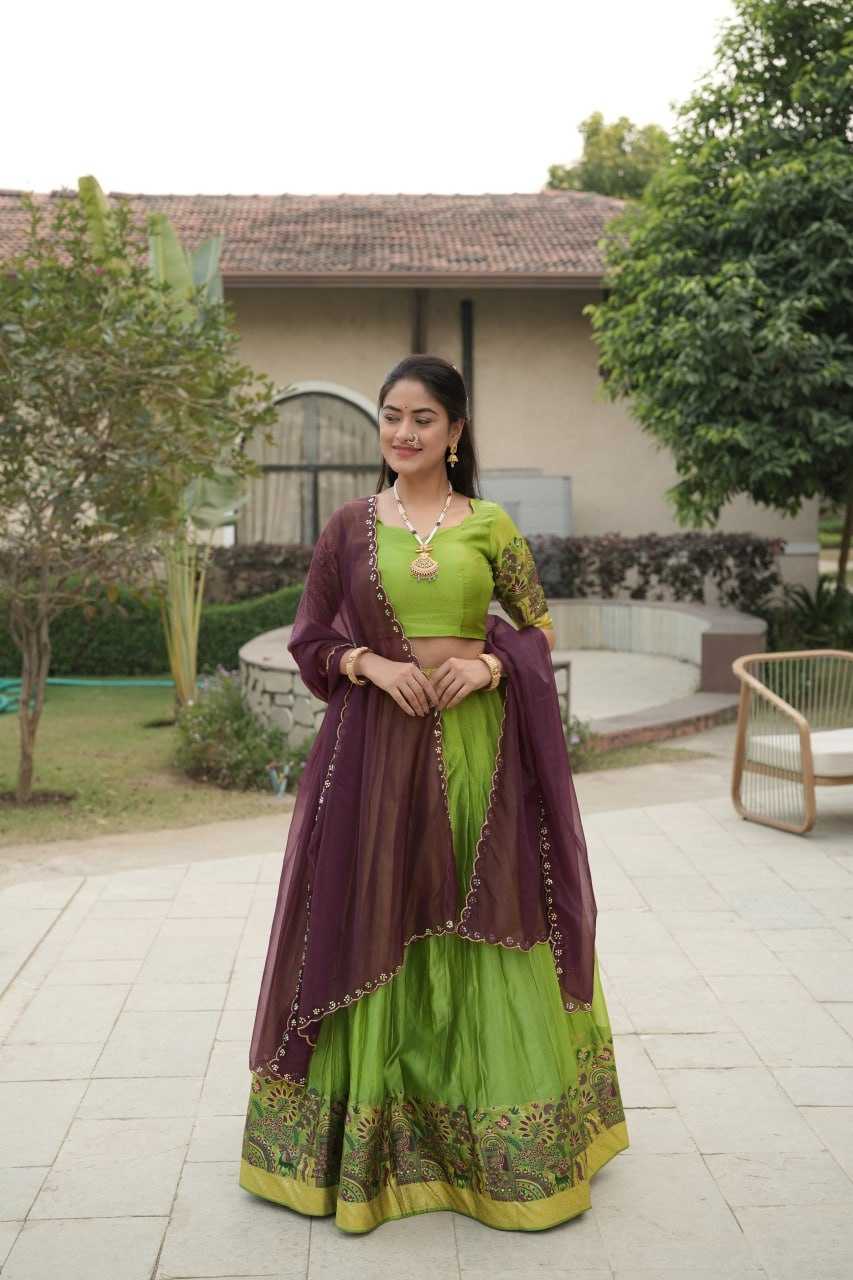 YNF Wholesale Shimmer silk Wedding Lehenga RIN119 8134 | Surat Manufacturer