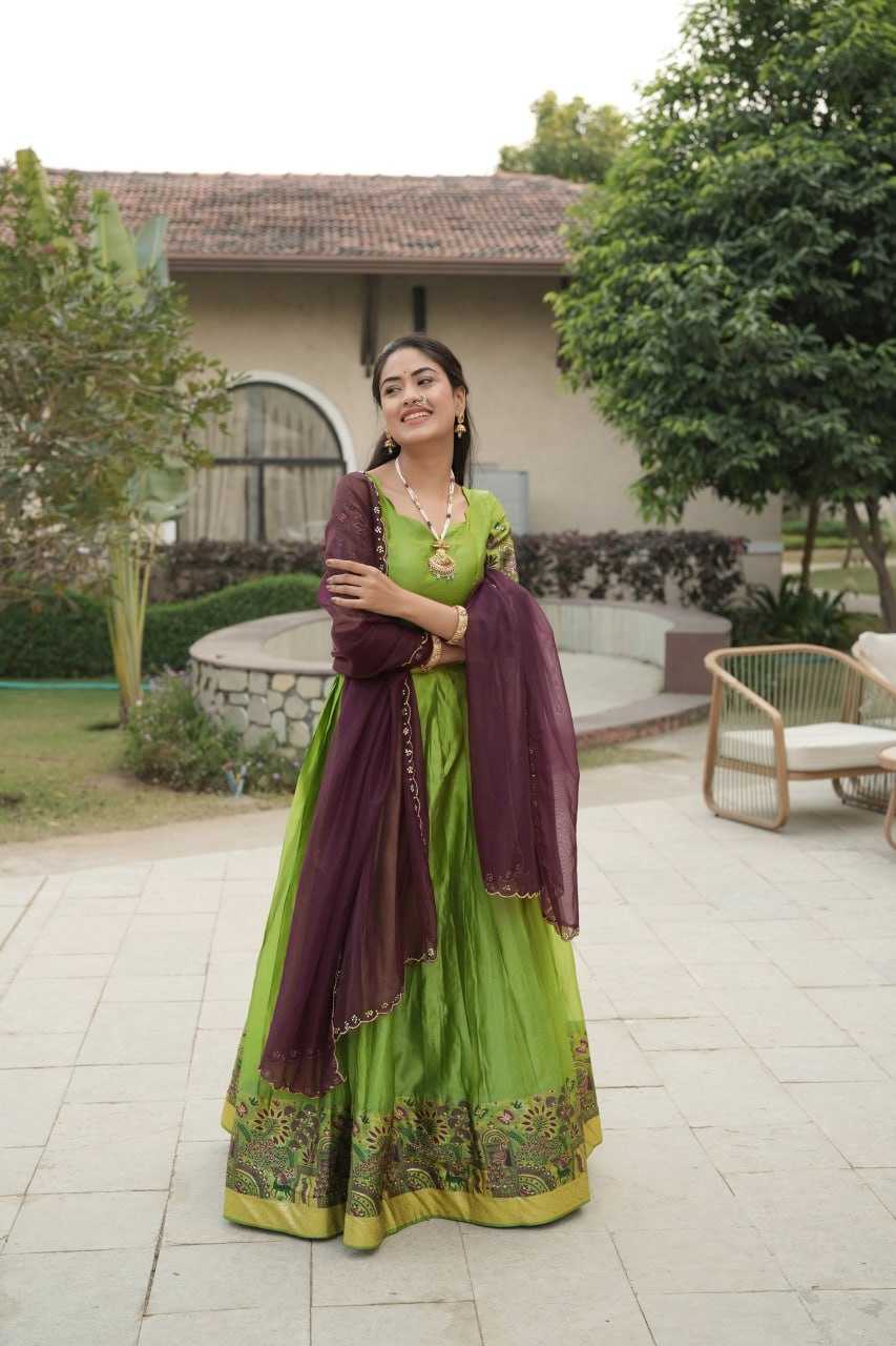 YNF Wholesale Shimmer silk Wedding Lehenga RIN119 8134 | Surat Manufacturer