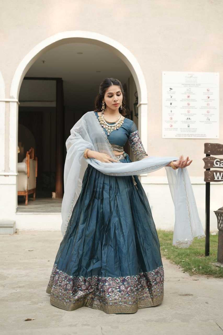 YNF Wholesale Shimmer silk Wedding Lehenga RIN119 8134 | Surat Manufacturer