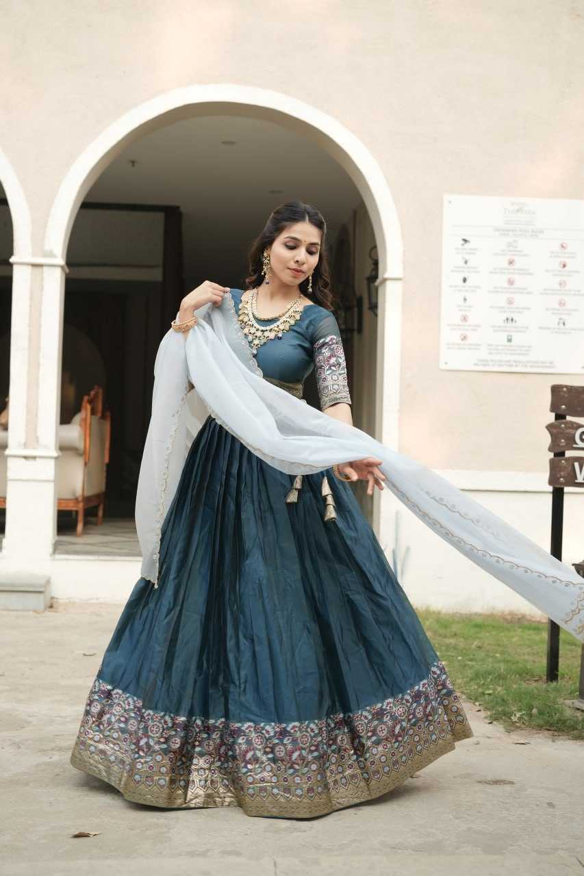 YNF Wholesale Shimmer silk Wedding Lehenga RIN119 8134 | Surat Manufacturer
