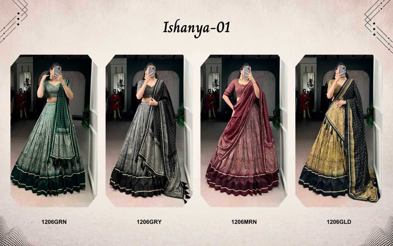 YNF Wholesale Silk Fancy Lehenga KESH134 ISHANYA-01 | Surat Manufacturer