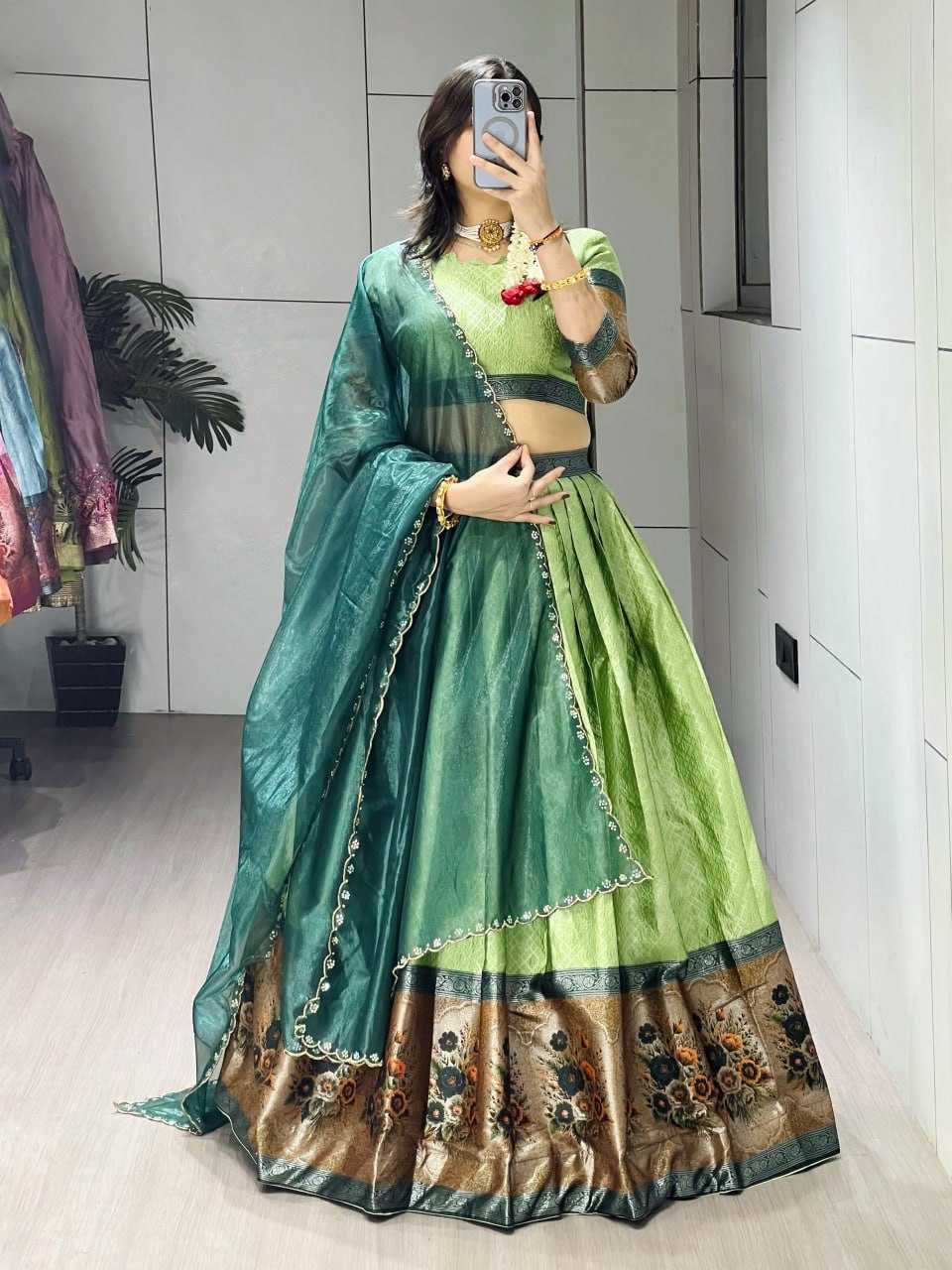YNF Wholesale Silk Kalamkari Lehenga RIN119 8131 | Surat Manufacturer