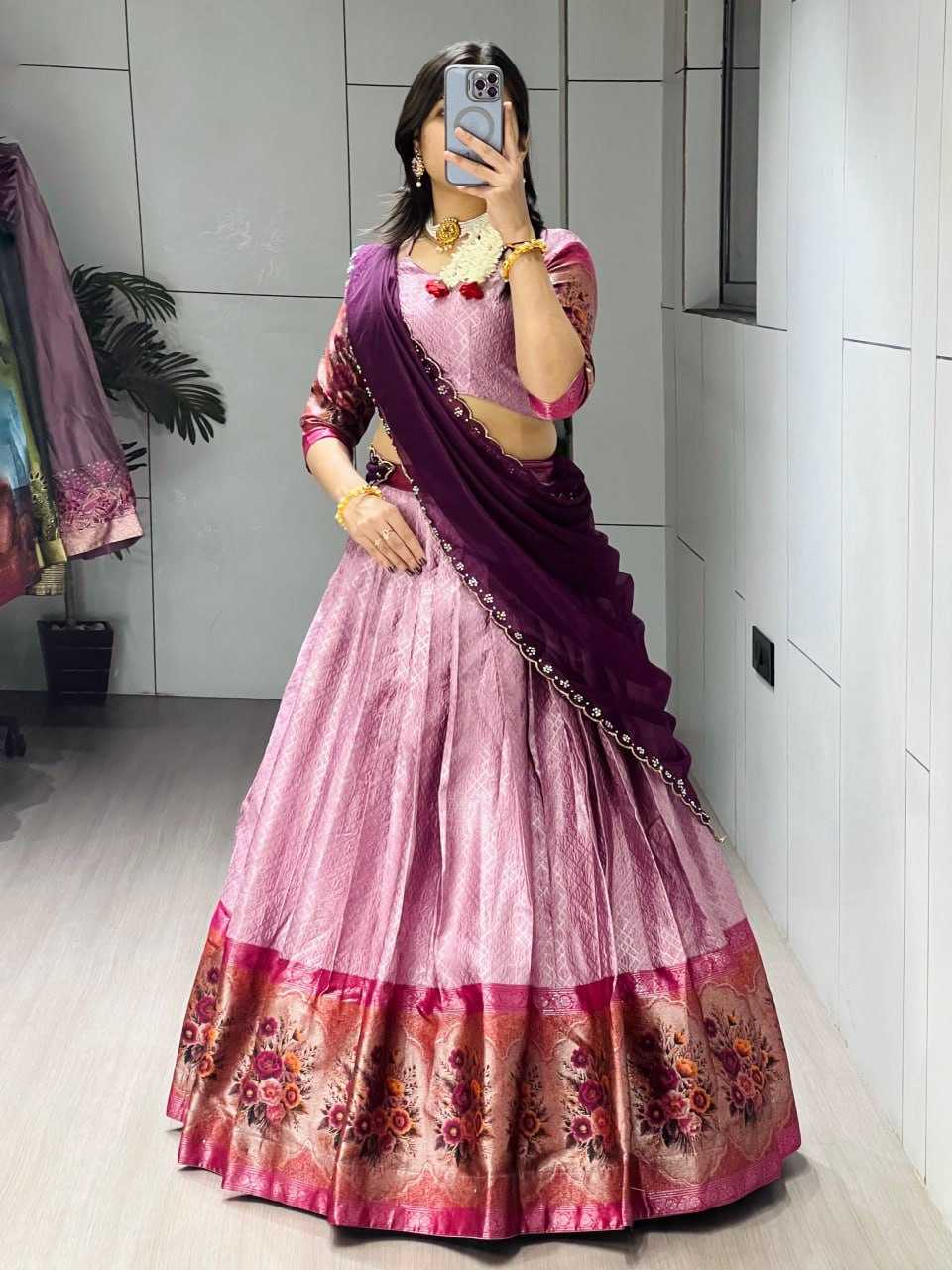 YNF Wholesale Silk Kalamkari Lehenga RIN119 8131 | Surat Manufacturer