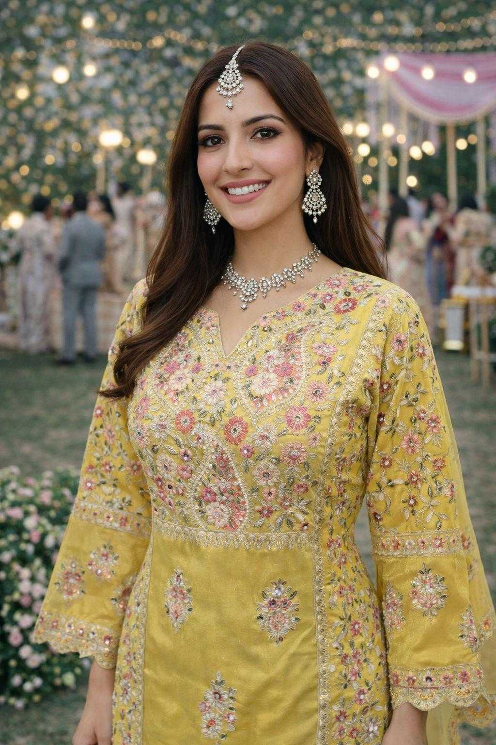 Ynf Simar Silk Suits & Dresses Wholesale Palazzo Suit Wedding Suits Silk Suits Manufacturer - YNF Online