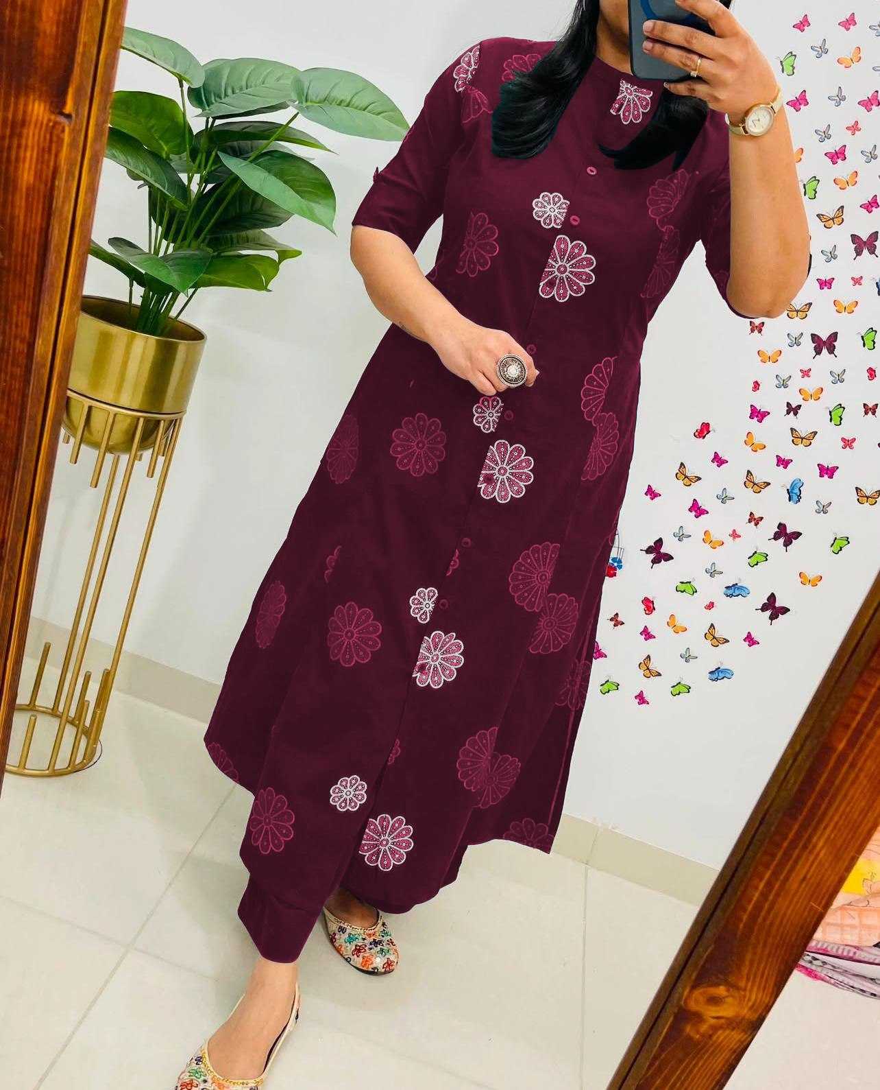 YNF Wholesale Slub Silk Designer Kurtis KESH738 Full | Surat Manufacturer