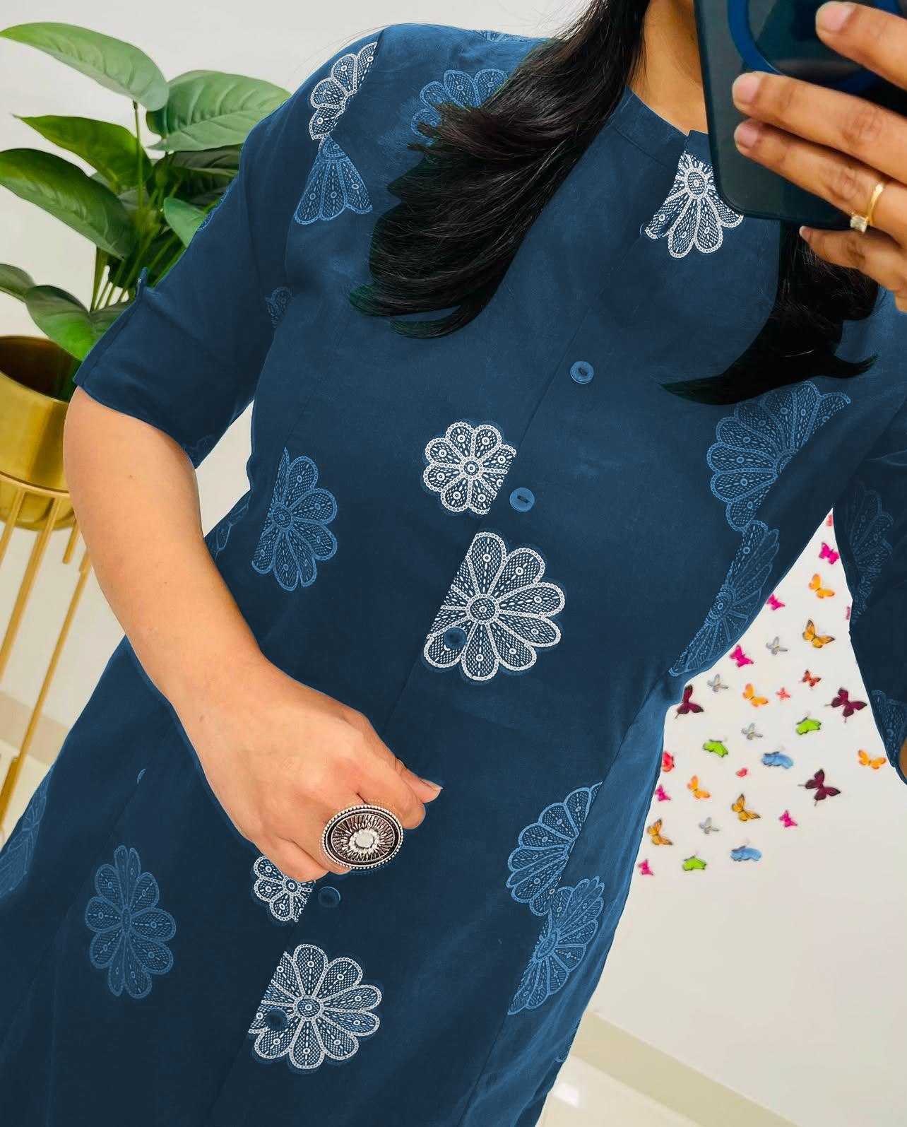 YNF Wholesale Slub Silk Designer Kurtis KESH738 Full | Surat Manufacturer