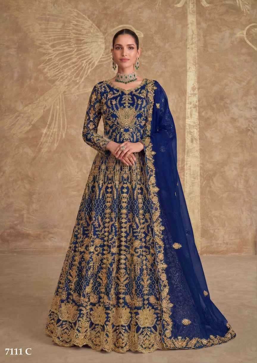 YNF Wholesale Soft Butter Silk Anarkali Suits KESH630 7111 Senhora | Surat Manufacturer