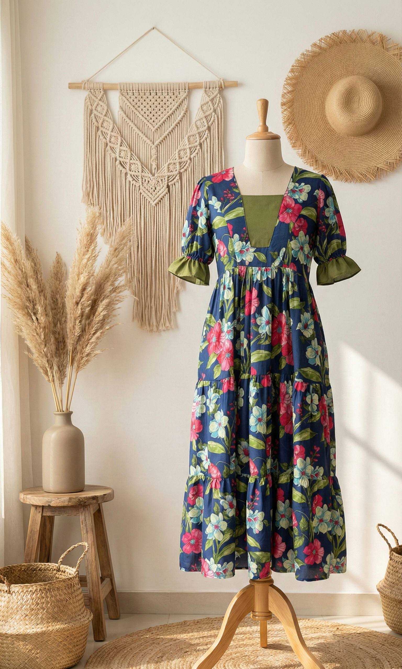 YNF Wholesale Soft Cotton Printed Gowns KESH210 2563 | Surat Manufacturer
