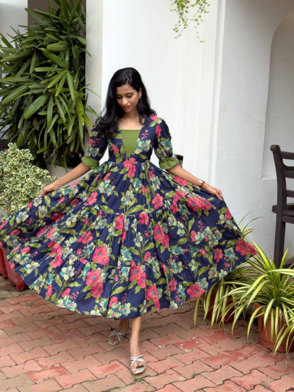 YNF Wholesale Soft Cotton Printed Gowns KESH210 2563 | Surat Manufacturer