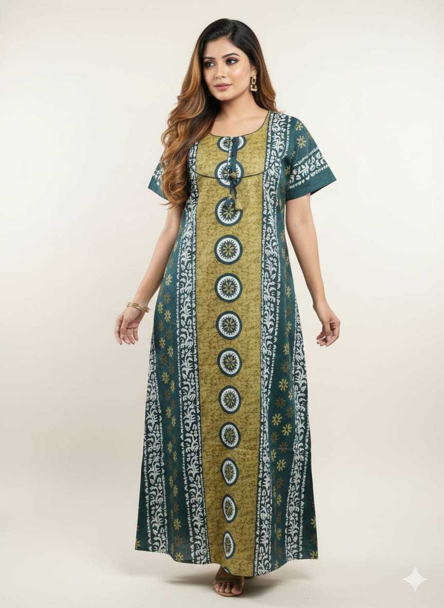 YNF Wholesale Soft Cotton One Piece Dress KESH585 188 | Surat Manufacturer