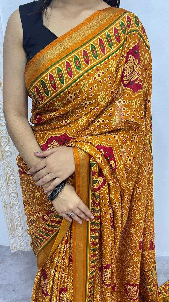 YNF Wholesale Soft Cotton Silk Pre Draped Saree RIN207 2314 | Surat Manufacturer