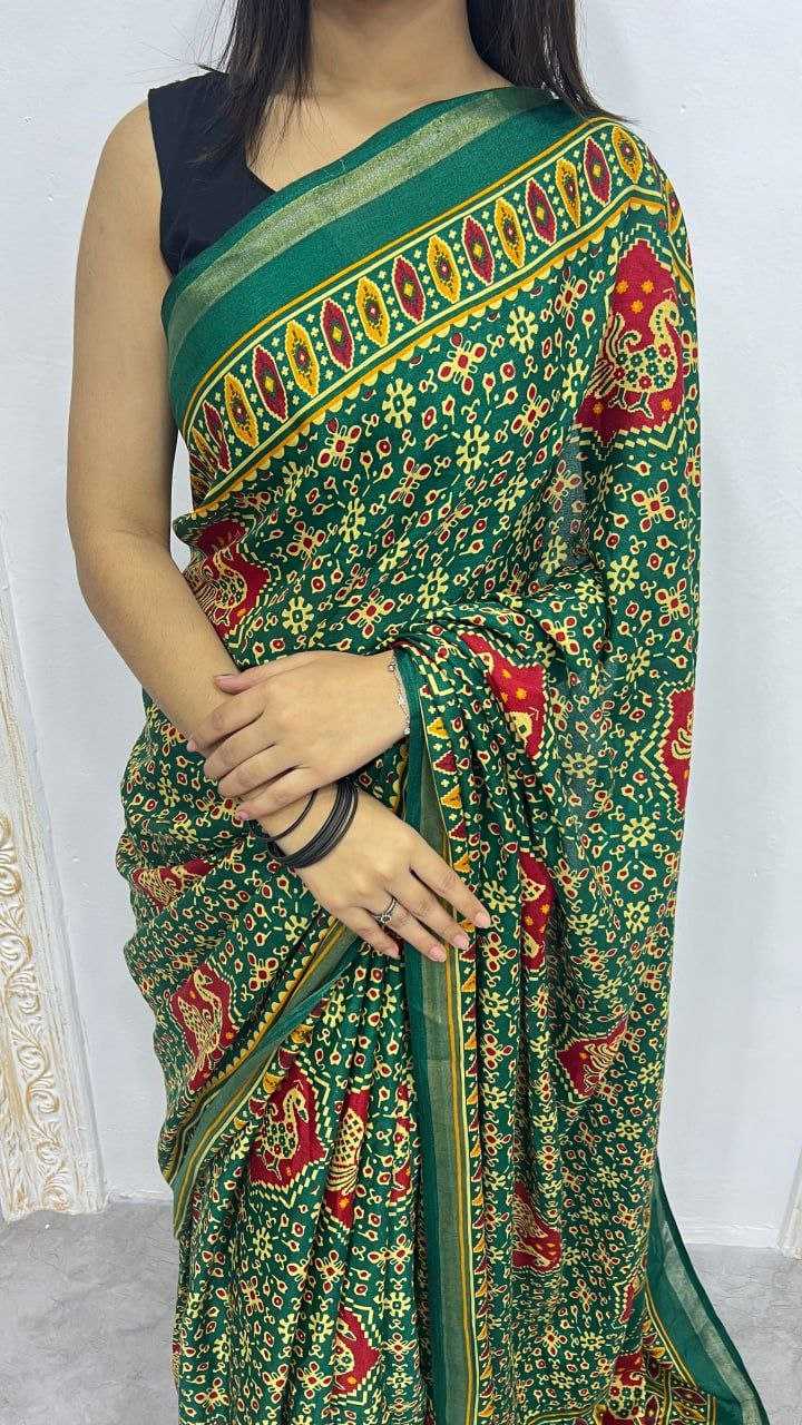 YNF Wholesale Soft Cotton Silk Pre Draped Saree RIN207 2314 | Surat Manufacturer