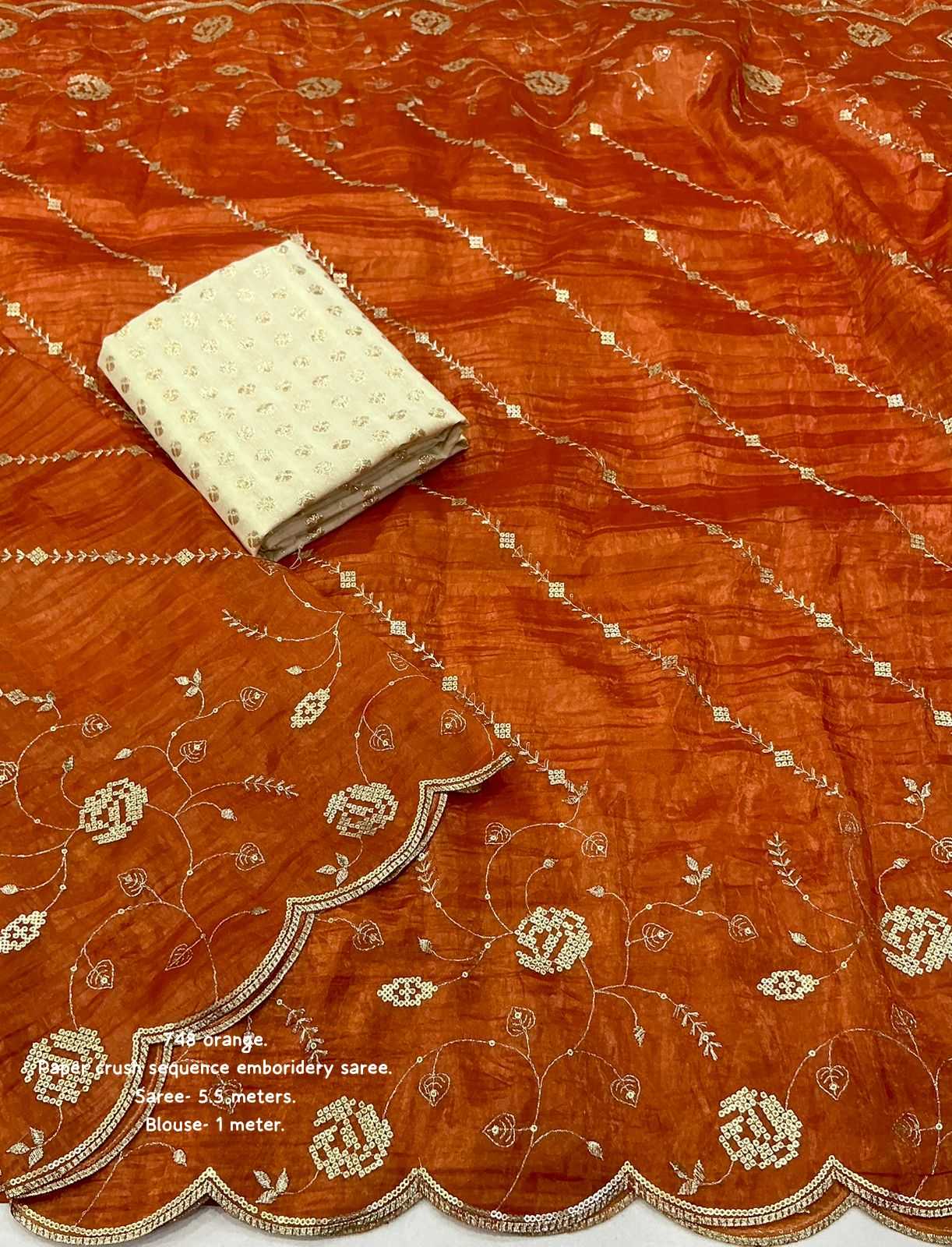 YNF Wholesale Soft Gold Crush Designer Sarees KESH433 749 paper crush | Surat Manufacturer