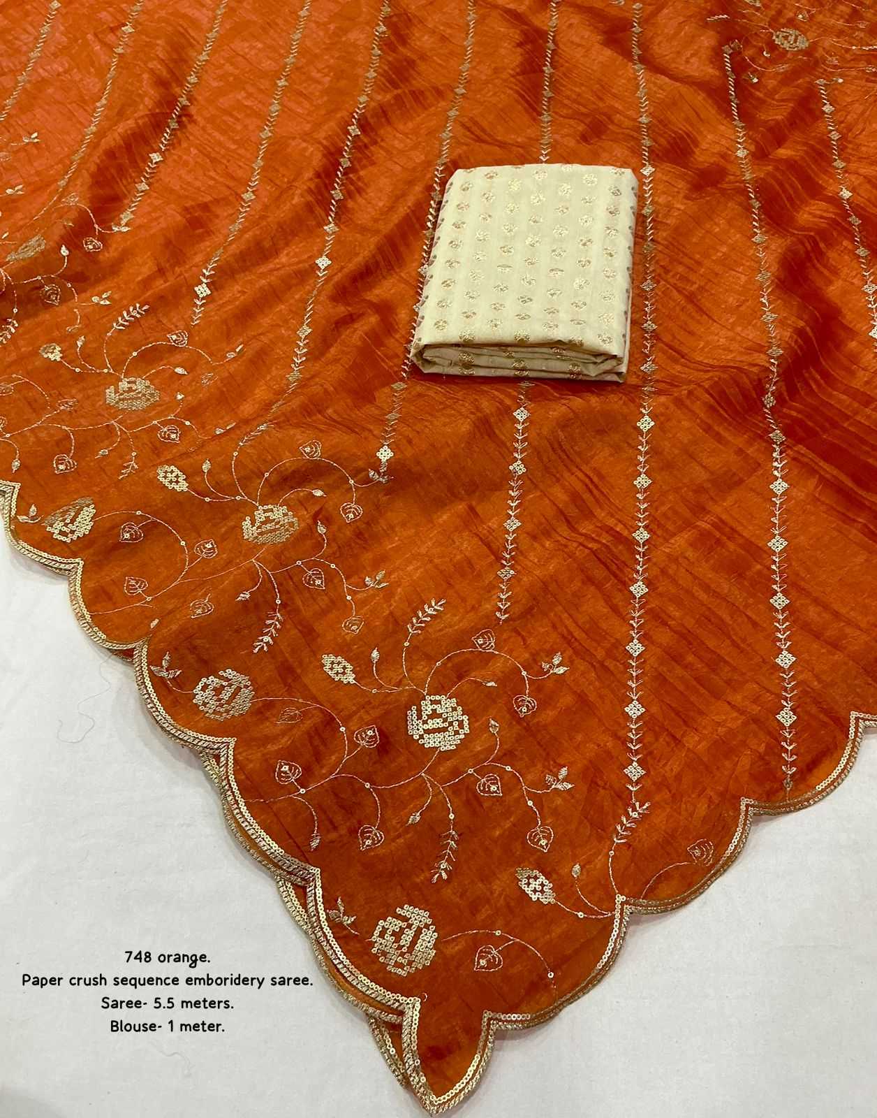YNF Wholesale Soft Gold Crush Designer Sarees KESH433 749 paper crush | Surat Manufacturer