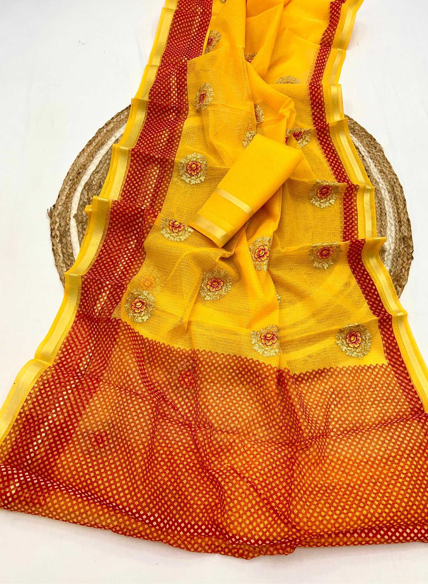 YNF Wholesale Soft Kota Zari Border Sarees KESH592 Prakriti | Surat Manufacturer