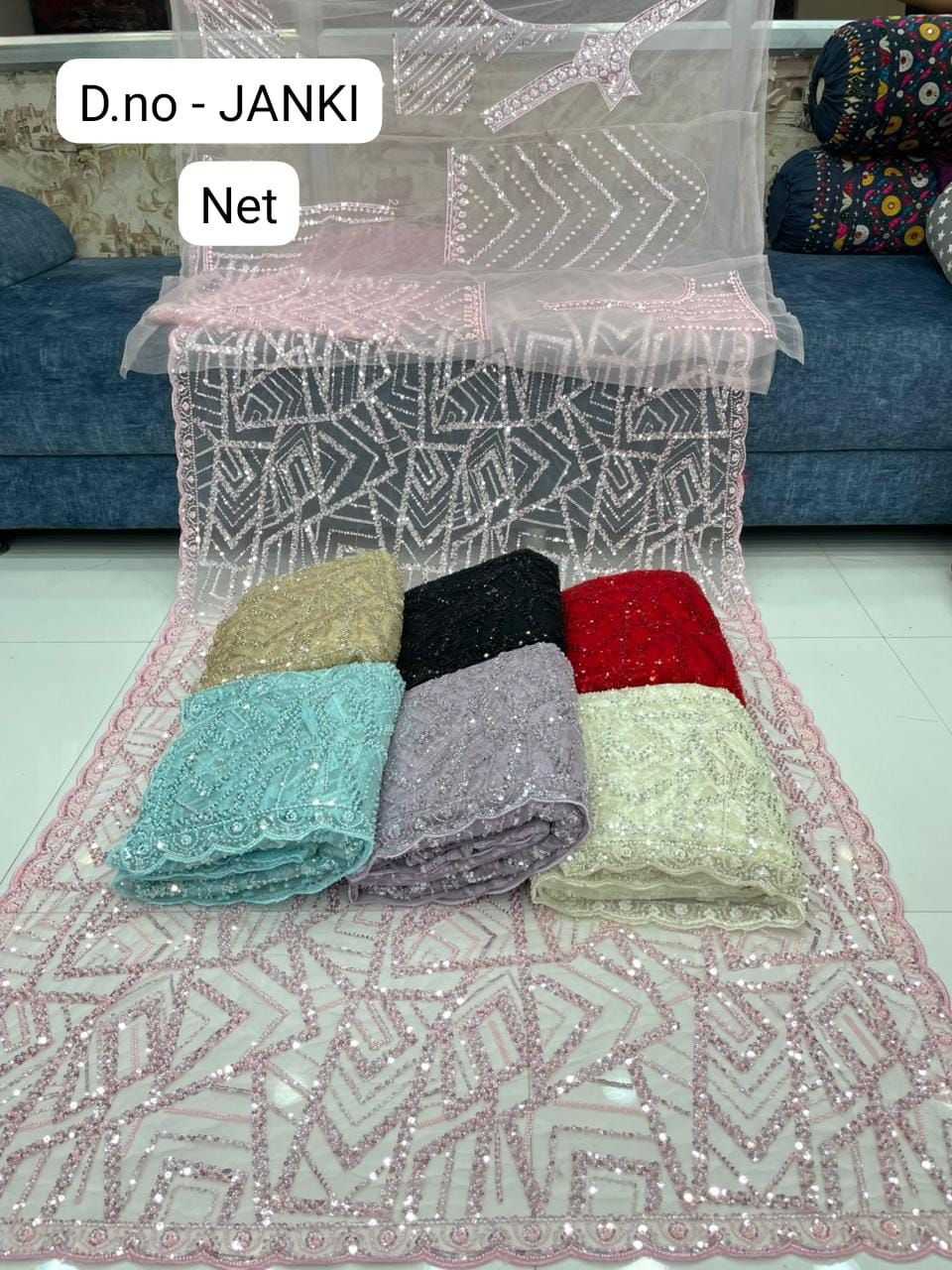 YNF Wholesale Soft Net Party Wear Sarees KESH114 JANKI | Surat Manufacturer