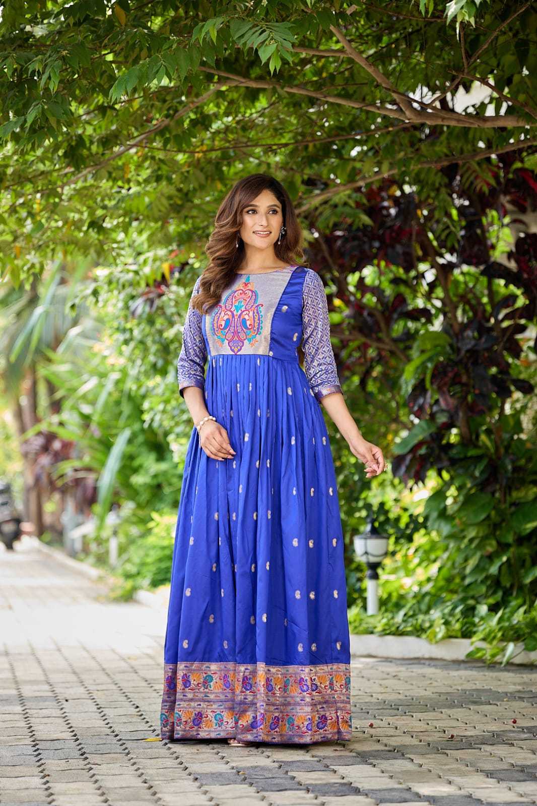 YNF Wholesale Soft Silk Party Wear Gowns KESH249 104 | Surat Manufacturer