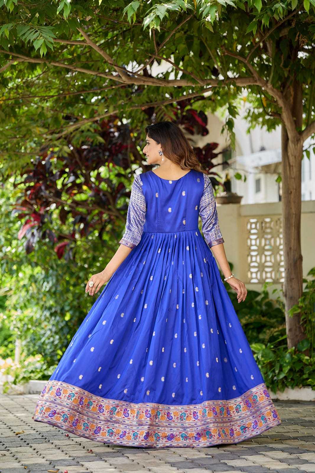 YNF Wholesale Soft Silk Party Wear Gowns KESH249 104 | Surat Manufacturer