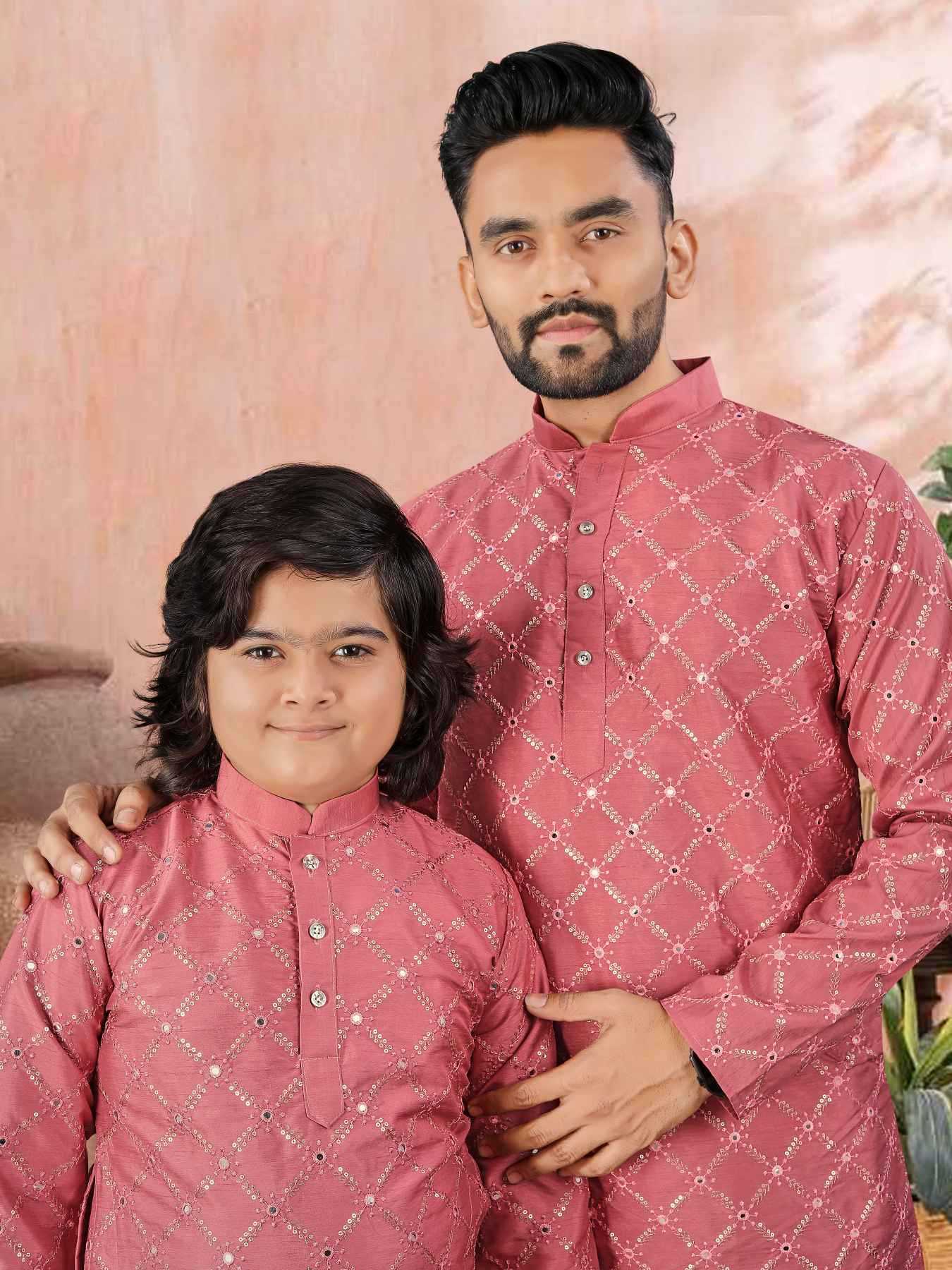 YNF Wholesale Soft Silk Boys Kurta Pyjama KESH747 GOLDEN | Surat Manufacturer