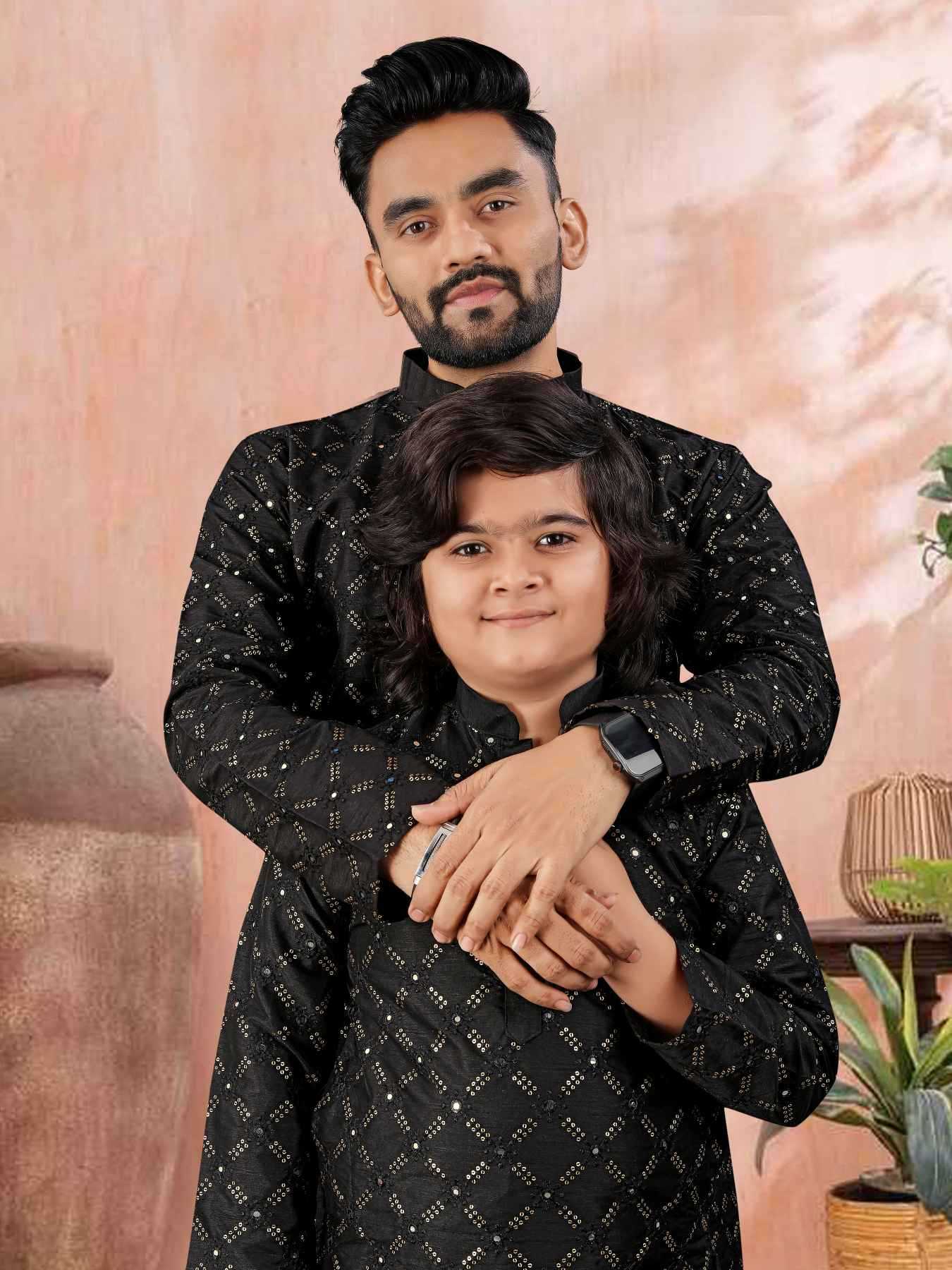 YNF Wholesale Soft Silk Boys Kurta Pyjama KESH747 GOLDEN | Surat Manufacturer