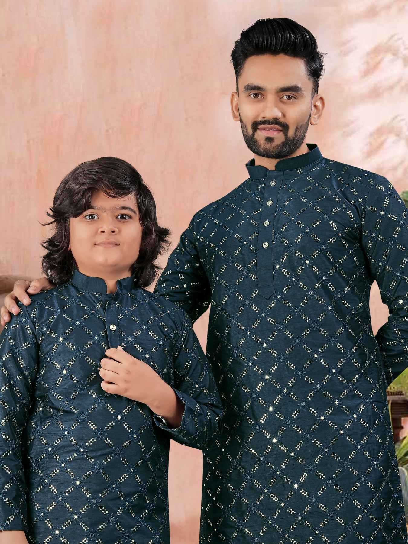 YNF Wholesale Soft Silk Boys Kurta Pyjama KESH747 GOLDEN | Surat Manufacturer