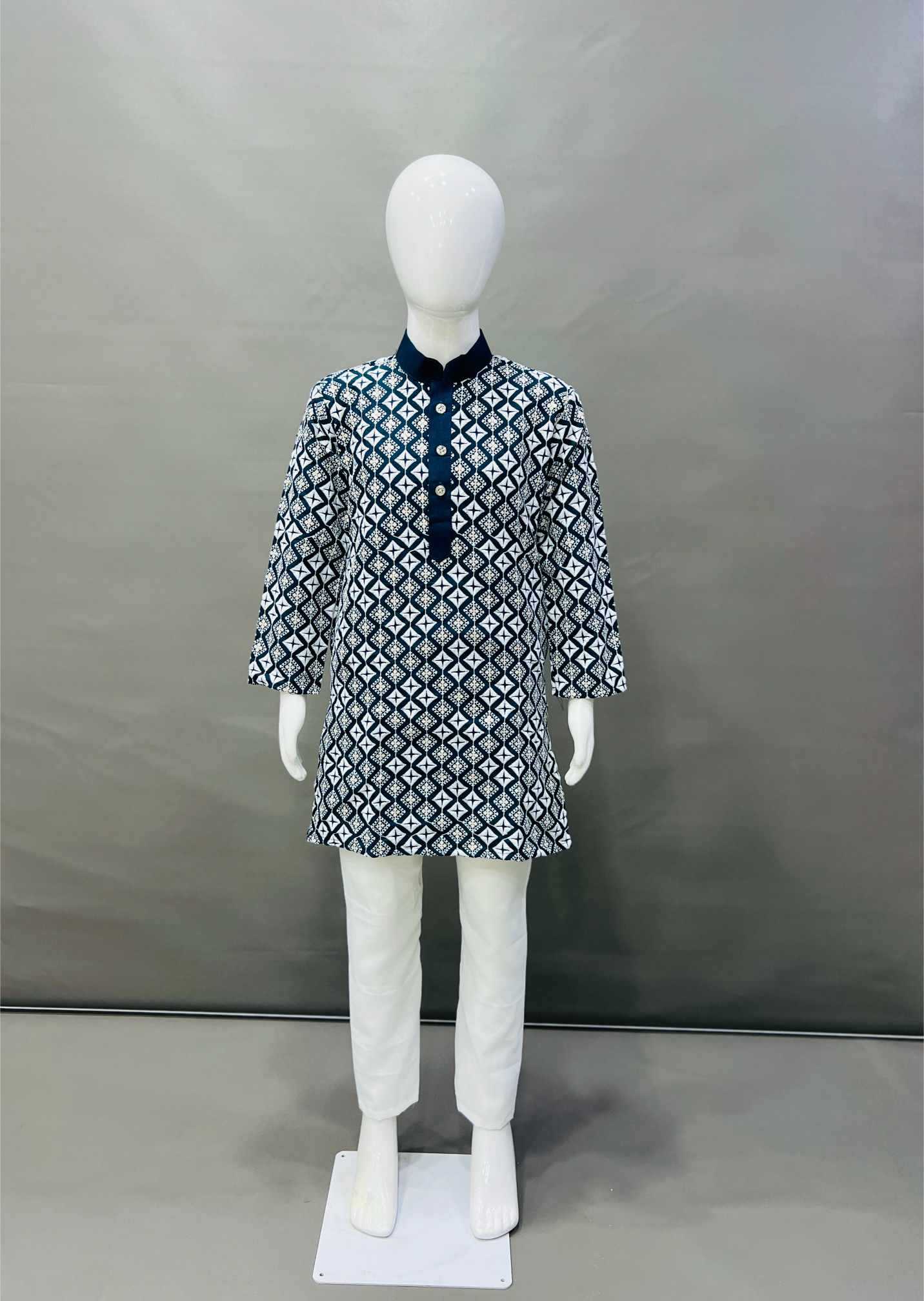 YNF Wholesale Soft Silk Boys Kurta Pyjama KESH747 MIRROR | Surat Manufacturer
