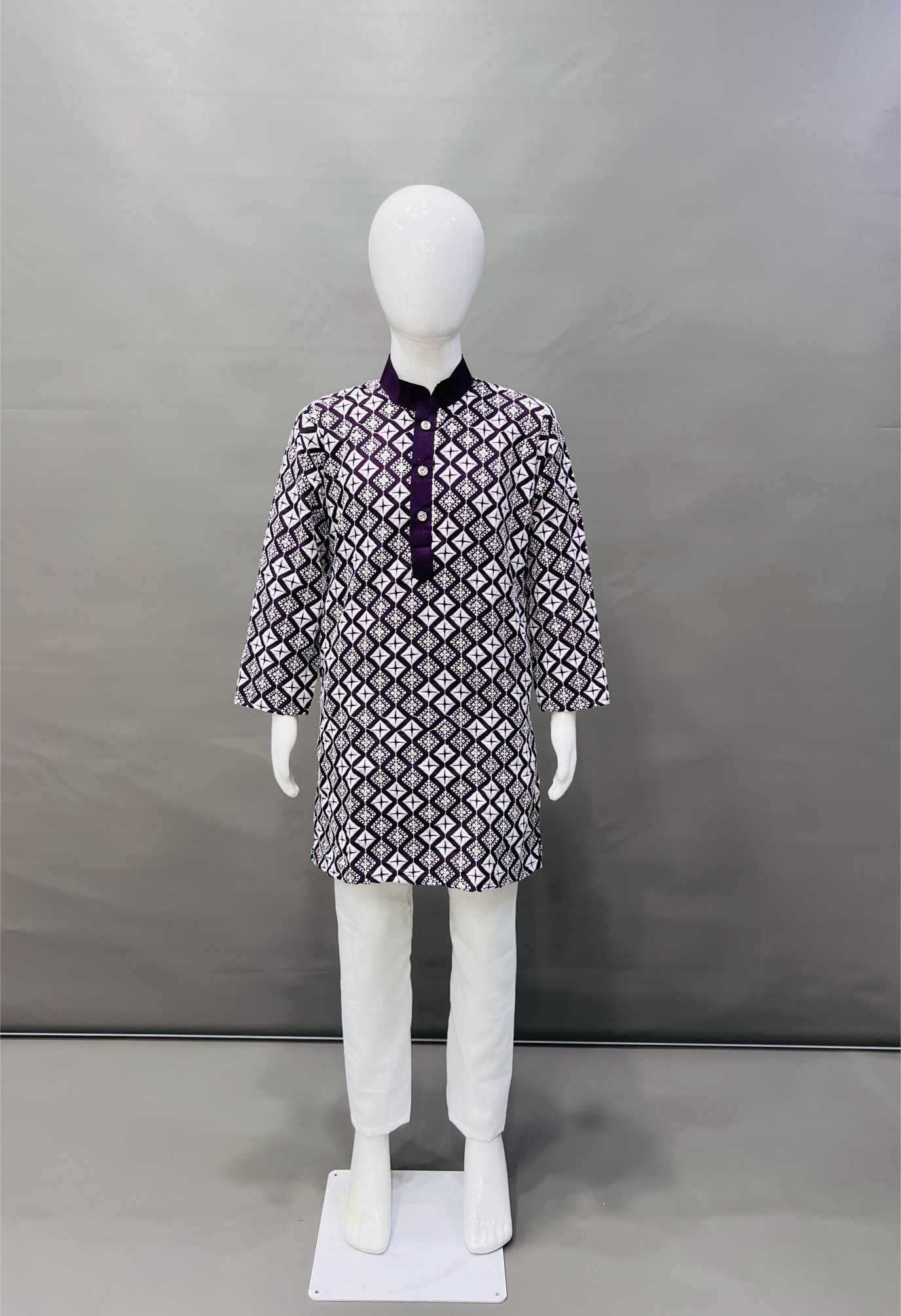 YNF Wholesale Soft Silk Boys Kurta Pyjama KESH747 MIRROR | Surat Manufacturer