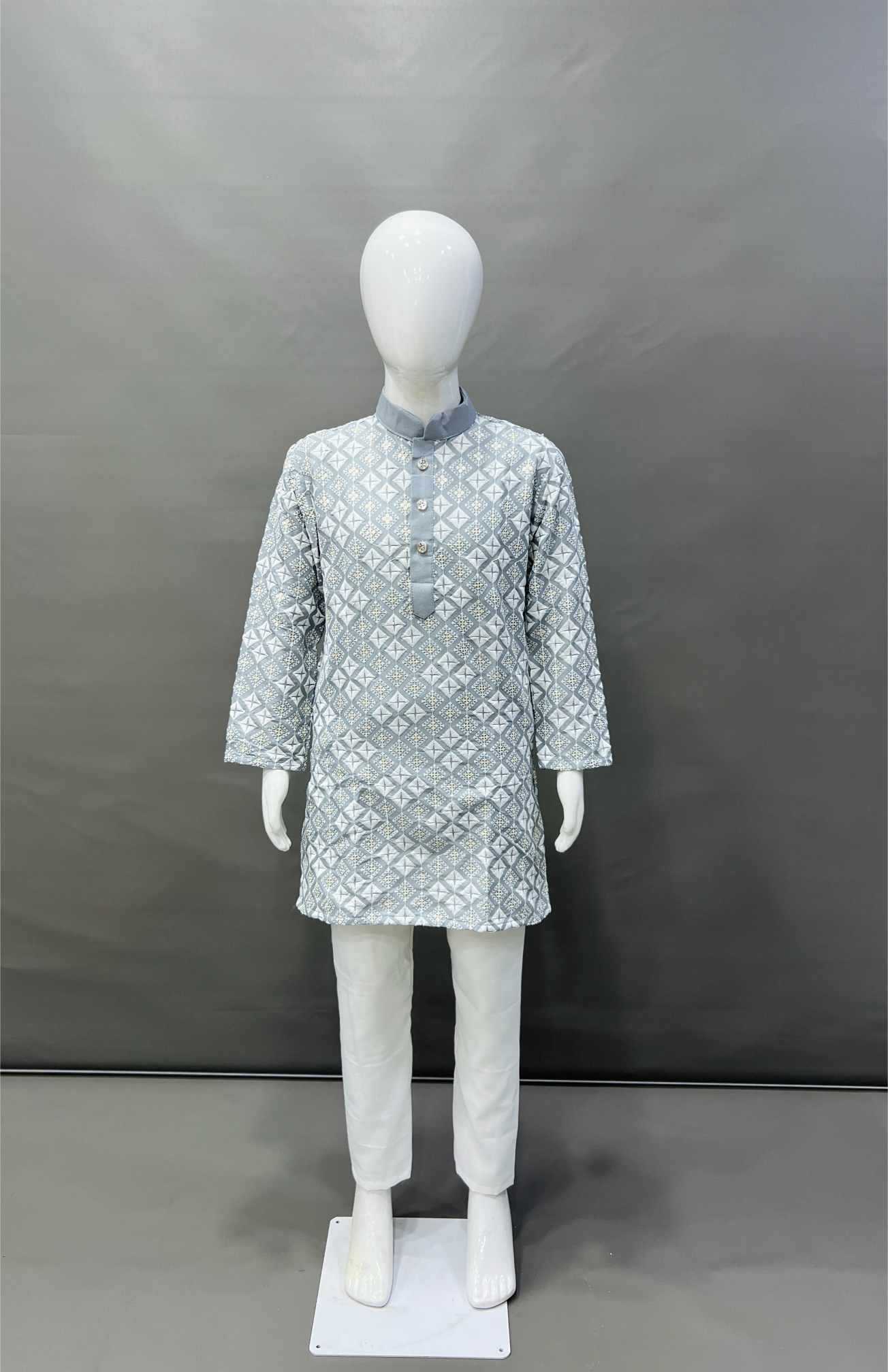 YNF Wholesale Soft Silk Boys Kurta Pyjama KESH747 MIRROR | Surat Manufacturer