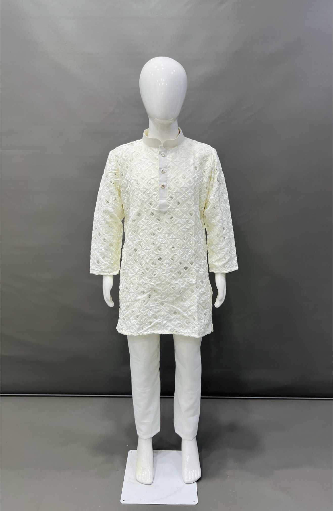 YNF Wholesale Soft Silk Boys Kurta Pyjama KESH747 MIRROR | Surat Manufacturer
