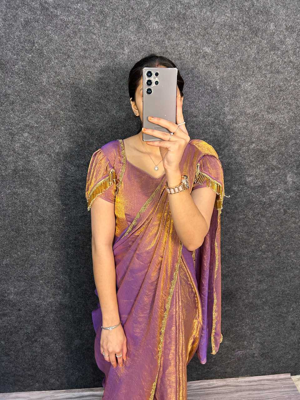 YNF Wholesale Space Silk Saree Gown RIN214 ST-202 | Surat Manufacturer