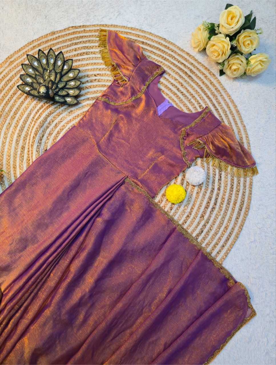 YNF Wholesale Space Silk Saree Gown RIN214 ST-202 | Surat Manufacturer