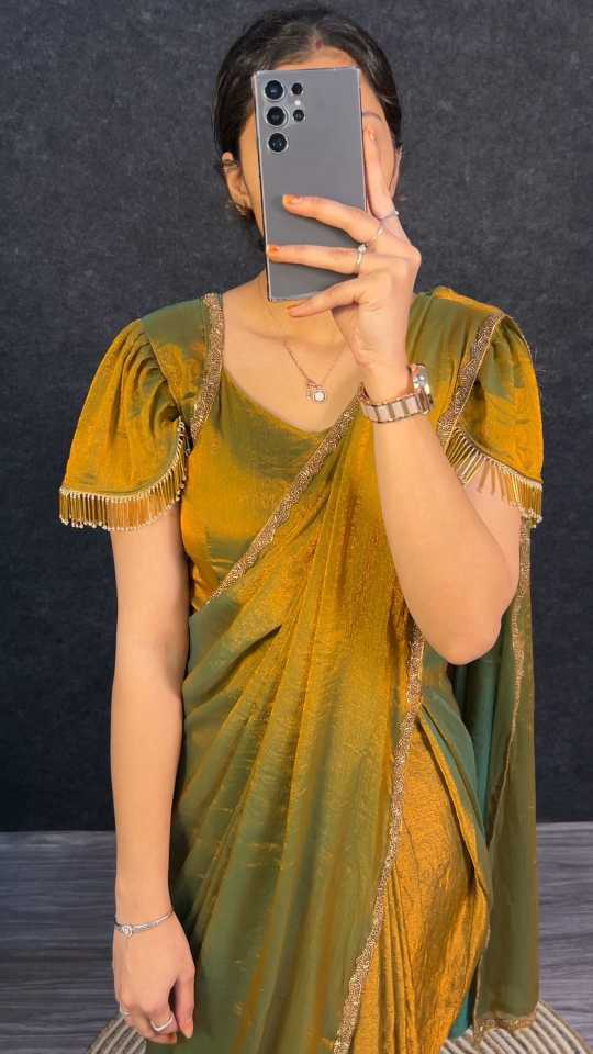 YNF Wholesale Space Silk Saree Gown RIN214 ST-202 | Surat Manufacturer