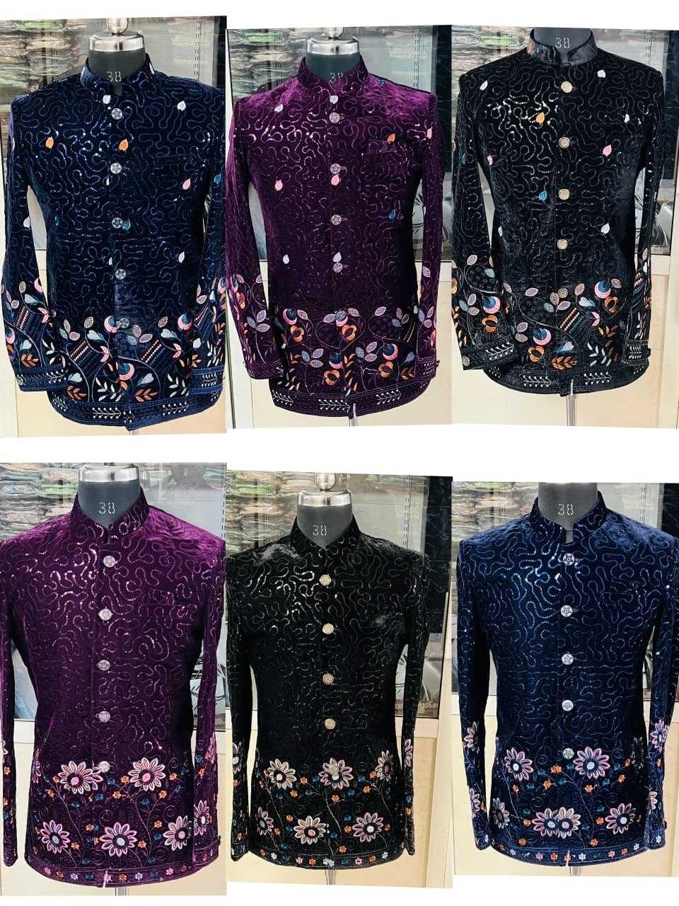 YNF Wholesale Velvet Mens Ethnic Jackets KESH650 jodhpuri | Surat Manufacturer