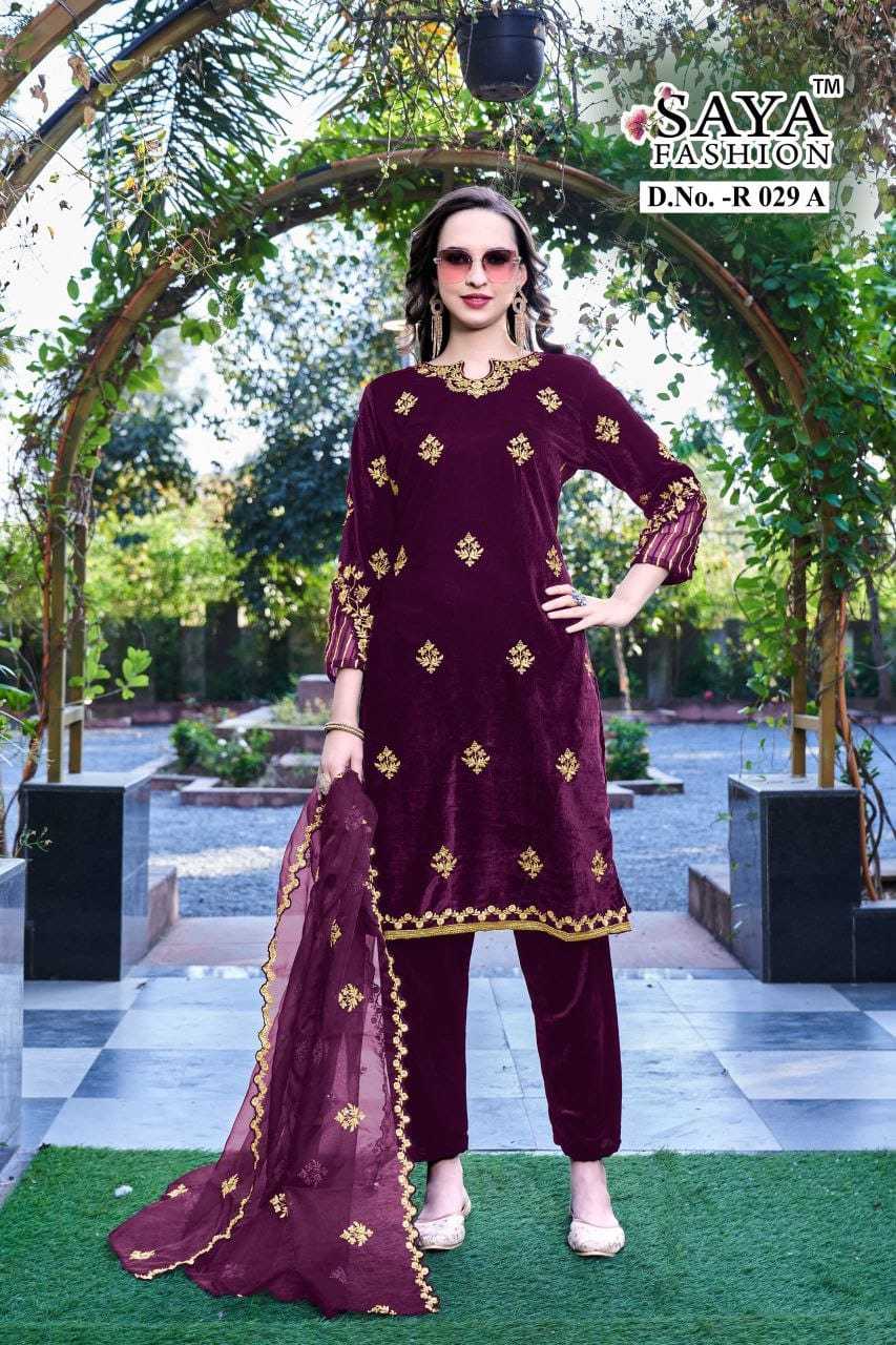 YNF Wholesale Velvet Velvet Suits KESH677 Saya Fashion Noor | Surat Manufacturer