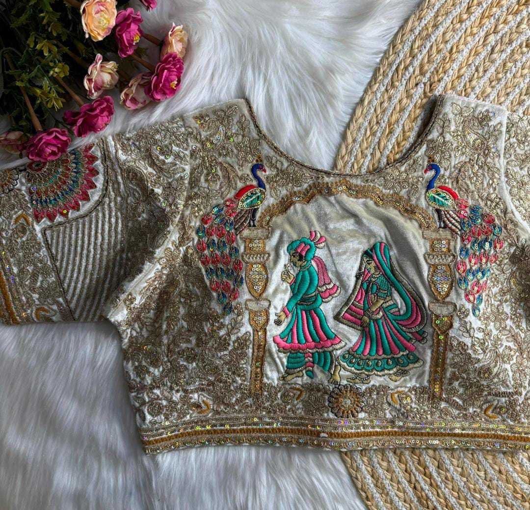 YNF Wholesale Velvet Designer Blouse KESH728 132 | Surat Manufacturer