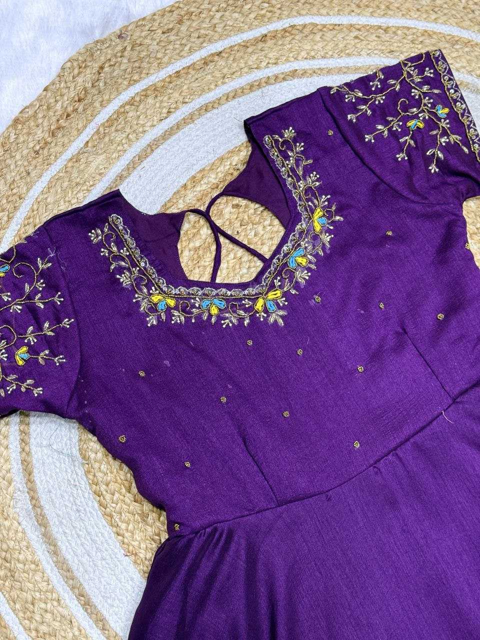 YNF Wholesale Vichitra Silk Anarkali Gown KESH103 LACE | Surat Manufacturer