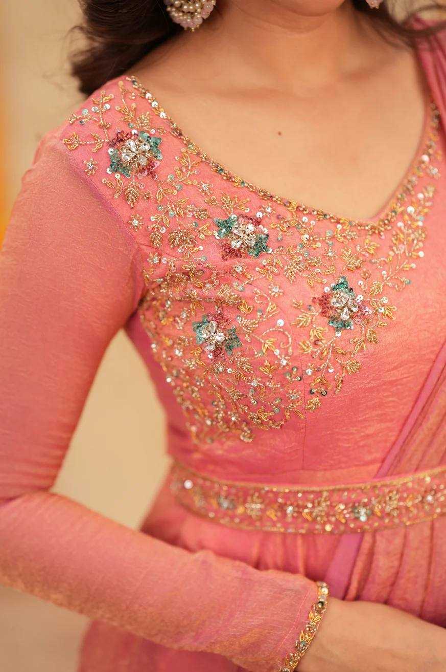 YNF Wholesale Vichitra Silk Anarkali Gown KESH210 2550 | Surat Manufacturer