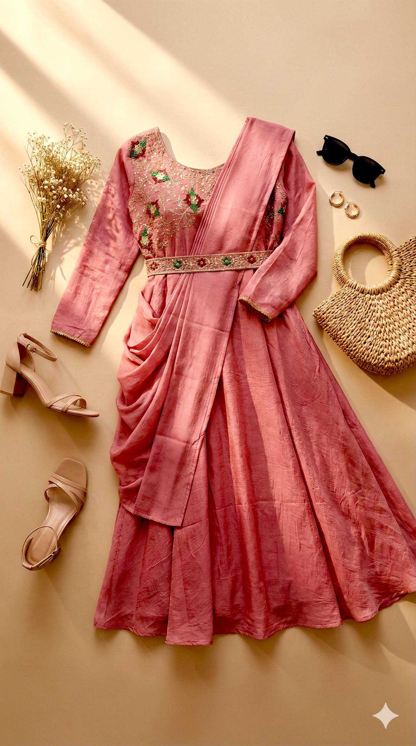 YNF Wholesale Vichitra Silk Anarkali Gown KESH210 2550 | Surat Manufacturer