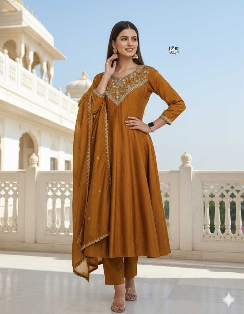 YNF Wholesale Vichitra Silk Fancy Kurti KESH536 Vichitra | Surat Manufacturer
