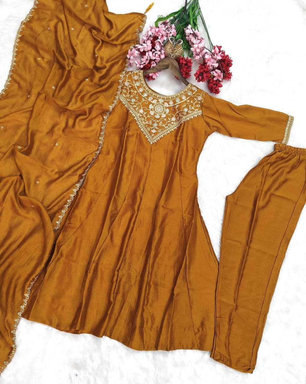 YNF Wholesale Vichitra Silk Fancy Kurti KESH536 Vichitra | Surat Manufacturer