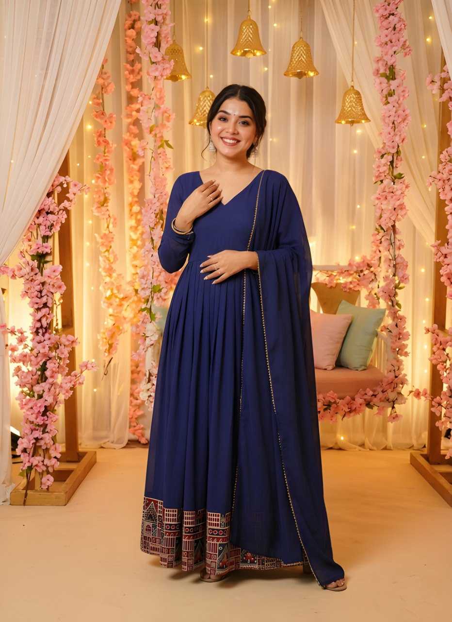 YNF Wholesale Vichitra Silk Anarkali Kurtis KESH559 6048 | Surat Manufacturer