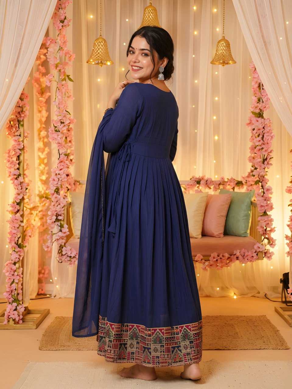 YNF Wholesale Vichitra Silk Anarkali Kurtis KESH559 6048 | Surat Manufacturer