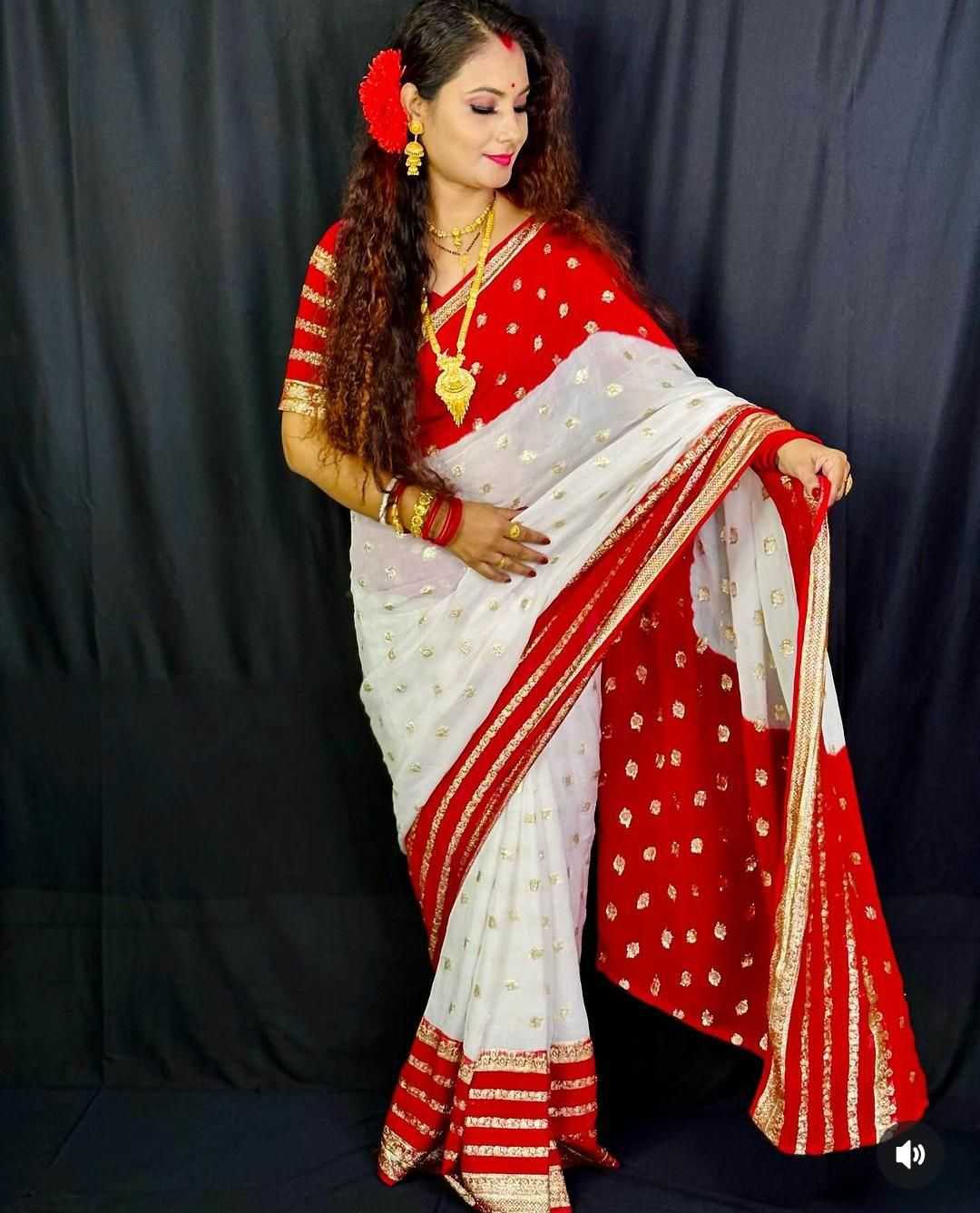 YNF Wholesale Viscose Georgette Sarees KESH671 Aarna | Surat Manufacturer